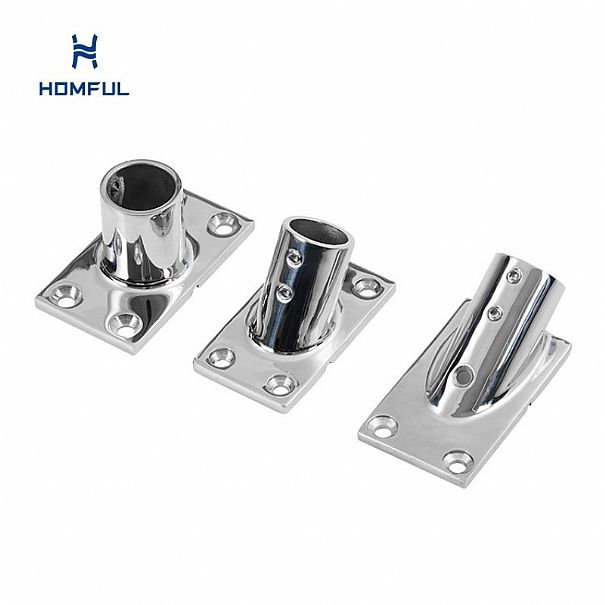 Base cuadrada Acero inoxidable marino 316