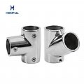 3-Way Boat Handrail Fitting Acero inoxidable 316 - 80D99G