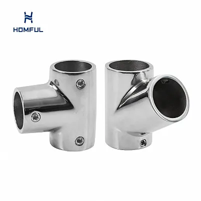 3-Way Boat Handrail Fitting Acero...
