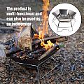 Zusammenklappbarer tragbarer Holzkohlegrill - 61C11A