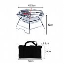 Zusammenklappbarer tragbarer Holzkohlegrill - 61C11A