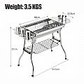 Trolley Smoker BBQ Grill - 61C18H