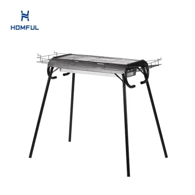 Abnehmbarer Holzkohlegrill aus Edelstahl für den...