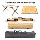 Holz und Bambustisch - 60C10A
