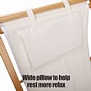 Camping Strandkorb aus Holz - 60C13W