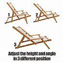 Camping Strandkorb aus Holz - 60C13W
