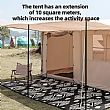 Extend Camping Family Air Inflatable Tent - 60I29F