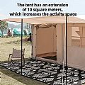 Extend Camping Family Air Inflatable Tent - 60I29F