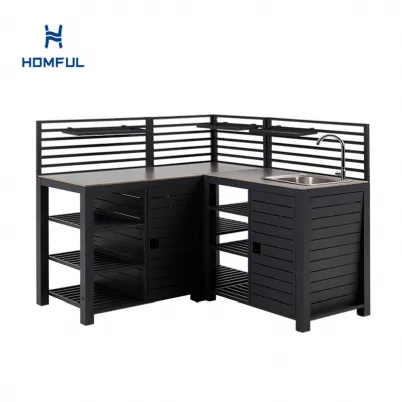 Conjunto multifuncional de cocina para jardín