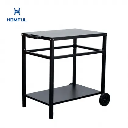 Cocina exterior de hierro con seis...