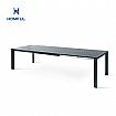 Mesa de comedor extensible plegable de aluminio con forma de mariposa - 11D08M