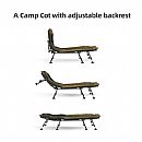 Klappbares, verstellbares Campingbett mit Liegefunktion - 61G02N