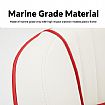 Red-Trim Marine Kapitänsstuhl - 80C08H