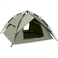 야외 가족 캠핑 플렉스 보우 캔버스 텐트