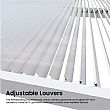 3x4 Waterproof Louvered Pergola - 10G02R