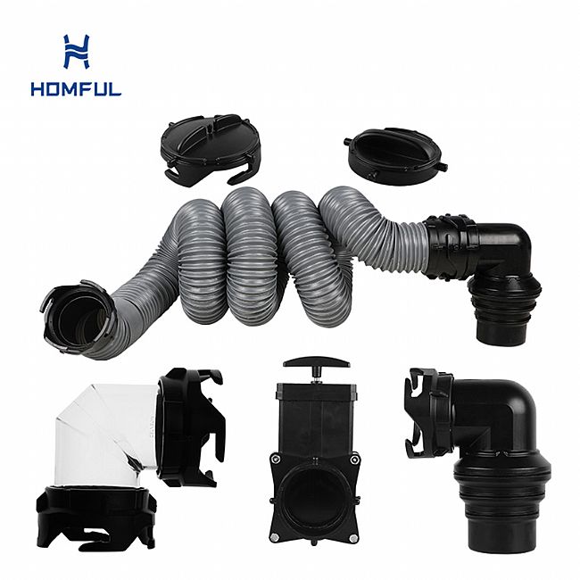 Kit de mangueras de desagüe para autocaravanas PP 10/15/20FT