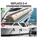 Reinforced 10ft Heavy Duty Inflatable Boat Fender - 80E31S