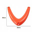 PVC V-Shaped Boat Fender for Bow & Side Dock Protection - 80E32N