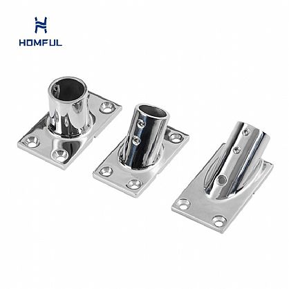 Quadratischer Sockel Marine Edelstahl...