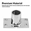 Square Base Marine Stainless Steel 316 - 80D99D