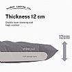 Double Layer Structure Camping Sleeping Pad - 60W26T