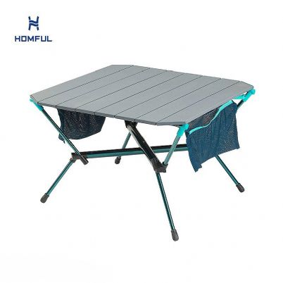 Mesa plegable de aluminio