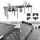 Mesa de aluminio portátil para acampar - 60C19L