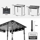 Mesa de aluminio portátil para acampar - 60C19L