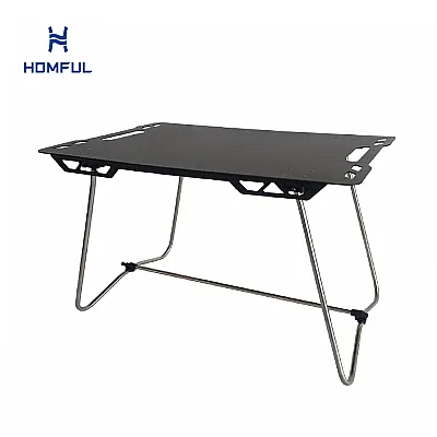 Mesa de camping táctica de aluminio empalmable