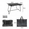 Mesa de camping táctica de aluminio empalmable - 60C19V