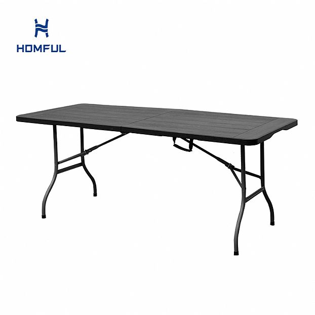 Mesa de camping plegable de plástico de 180 cm