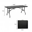 Mesa de camping plegable de plástico de 180 cm - 60C20Z