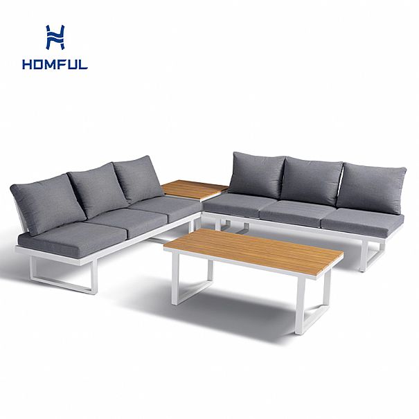 Verstellbares Sofa-Set aus Aluminium für den Außenbereich