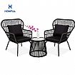 3 Stück Patio Bistro Set - 80T04O