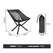 Kompakter Stuhl Klappbarer Camping Moon Chair - 60C18A