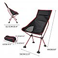 Portable High Back Folding Camping Chair - 60C07B