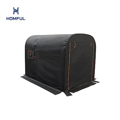 Ausziehbare Motorradgarage