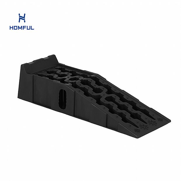 Car Service Ramps Heavy Duty Vehicle Lift Ramps Non Slip Drive On Design