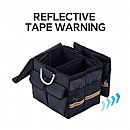 Organizador de almacenamiento para vehículos recreativos con tira reflectante - 70J04F