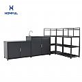 Modular All-Metal Outdoor Kitchen System for Outdoor Living - 11D15A
