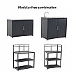 Modular All-Metal Outdoor Kitchen System for Outdoor Living - 11D15A