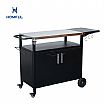 Iron Outdoor Kitchen with Four Wheels - 11D28A