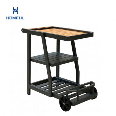Outdoor Bar Serving Trolley Garden Outdoor Kitchen