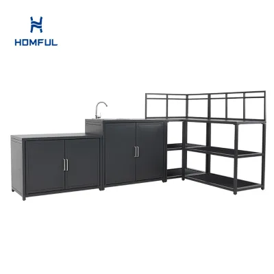 Modulares Outdoor-Küchensystem aus...