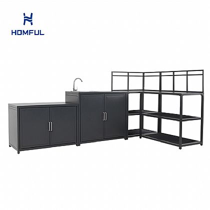 Modulares Outdoor-Küchensystem aus...