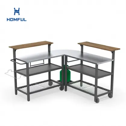 Aluminium-Gartenmöbelgarnitur mit...