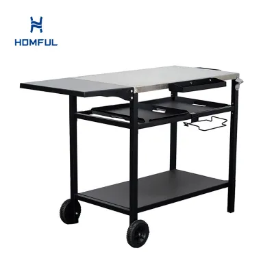 Eisen-Außenküche mit zwei Rädern