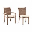 7 Pieces Rattan Dining Table and Chairs Set - 10D01H