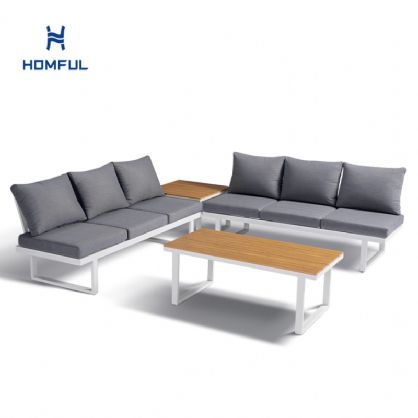 Aluminum Outdoor Adjustable Sofa Set