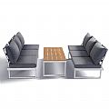 Aluminum Outdoor Adjustable Sofa Set - 11C01Y